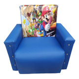 Mini Sofa Infantil (poltrona/sofazinho) - Super Mario