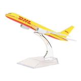 Miniatura Avião Metal Cargueiro Dhl Boeing B757 - Coleção