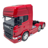 Miniatura Caminhão Scania V8 R730 Escala 1/32 Welly Metal