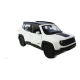 Miniatura Carro Jeep Renegade Trailhawk Branco Welly