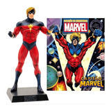 Miniatura Marvel Figurines Capitão Marvel Ed. 141 Eaglemoss
