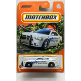 Miniatura Matchbox Dodge Charger Pursuit Viatura Police 1/64