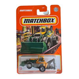 Miniatura Matchbox Mbx Backhoe Trator Mattel