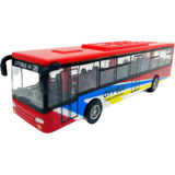 Miniatura Ônibus Travel Bus Vermelho 1/72