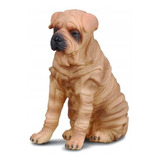 Miniatura Realista Cachorro Shar-pei Importado Original