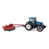 Miniatura Trator New Holland T6.175 Com Segadeira - 1/64