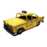 Miniatura Vintage Decorativo Taxi