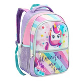 Mochila Unicornio Infantil Feminina