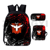  Mochilas 3d Free Fire Garena 3 Em 1 Para Adolescentes Lap