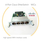 Modulo De 4 Portas Cisco Fast Ethernet Wic-4esw Com Nfe