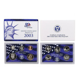 Moeda 2003 United States Mint Proof Set (com Certificado)