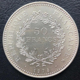 Moeda 50 Francs 1975