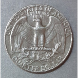 Moeda De Quarter Dollar De 1973 Origem Usa. Km#164a 