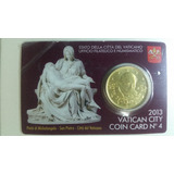 Moeda Do Vaticano Euro Pietà Di Michelangelo 2013 Card N°04