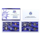 Moedas 2002 United States Mint Proof Set (com Certificado)