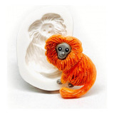 Molde De Silicone Macaco