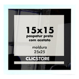 Moldura Paspatur Preto Quadro