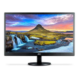 Monitor Led Aoc 21,5 E2270swhen Full Hd Widescreen Preto