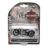 Moto Harley Davidson 1948 Fl Panhead - Hd Custom 1/24 Maisto