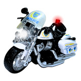Moto Policial Miniatura De