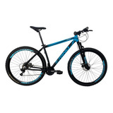 Mountain Bike Aro 29 Rino Ev. Cabo Interno + Descanso Roler Cor Azul Tamanho Do Quadro 17