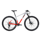 Mountain Bike Caloi Cross Country Elite Aro 29 M 12v Freios De Disco Hidráulico Câmbio Shimano Deore M6100 Cor Vermelho