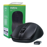 Mouse Msi50 S/ Fio Plug & Play Ambidestro Preto Intelbras
