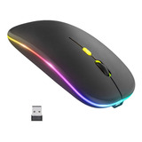 Mouse Wireless Recarregavel Led