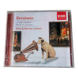 musikk-musikk Cd Gershwin Musik Fur 2 Klaviere Importado Lacrado