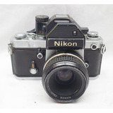 Nao Dispara - Camera Nikon F / F2 Com Lente - Leia Descrição