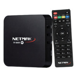  Netmak Nm-tv Box 1 Padrão 4k 8gb Preto Com 1gb De Memória Ram