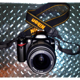 Nikon D3000 Dslr Cor Preto
