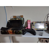 Nintendo Wii U 32gb Black Piano D.esbloqueado + Loja Online + Retroarch + Sd Card 64gb Classe 10