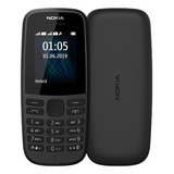 Nokia 105 (2019) Dual Sim 4 Mb Preto 4 Mb Ram