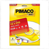 o círculo-o circulo Etiqueta Para Cd E Dvd Cd10b Carta 10 Fls 115 Mm Pimaco