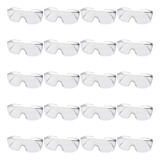 Óculos De Proteção Epi Segurança Transparente Com Ca Kit 20 