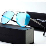Óculos Porsche Masculino 861 Azul Polarizado Uv400 Original