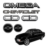 omega2 -omega2 Kit Emblemas Chevrolet Omega C 2 Cd Gravata Grade Mala