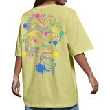 Oversize Blusa Tinta Chinesa