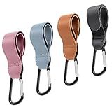  Pacote Com 4 Ganchos Para Carrinho De Bebê Para Pendurar Bolsa De Fraldas Ganchos Universais Clipe De Mosquetão Ajustável Para Carrinho De Bebê Carro Ou Carrinho De Compras Essenciais Para