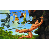 Painel De Festa Em Tecido Sublimado - Tarzan 879