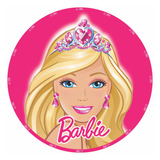 Painel Redondo Barbie Sublimado