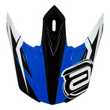 Pala Capacete Motocross Asw Image Race Azul
