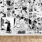 Papel Adesivo Rolo Mangá One Piece Naruto Death Note Bleach