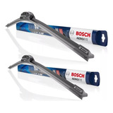 Par De Palhetas Dianteiras Bosch Aerofit Silicone Original