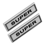 Par Emblema Plaqueta Super Paralama Lateral Ford Maverick