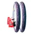 Par Pneu Pirelli 20x2.125 Tornado Flame Balão + 2 Camaras