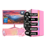 Pc Gamer Completo Rosa