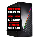 Pc Gamer Cpu Intel I7 / Placa Video 2gb / 16g Ram / Ssd 480g