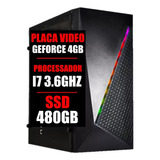 Pc Gamer Geforce 4gb / Intel I7 3.6ghz / 16gb Ram / Ssd 480g
